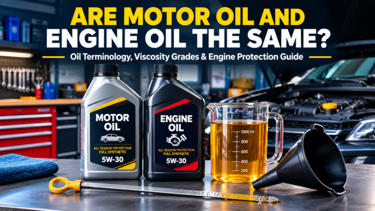 Are Motor Oil and Engine Oil the Same