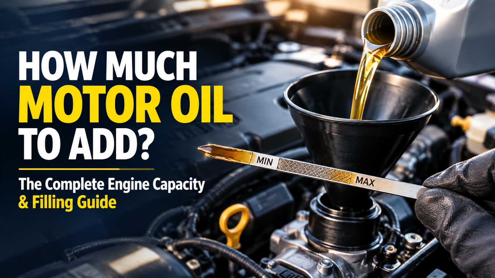 How Much Motor Oil to Add