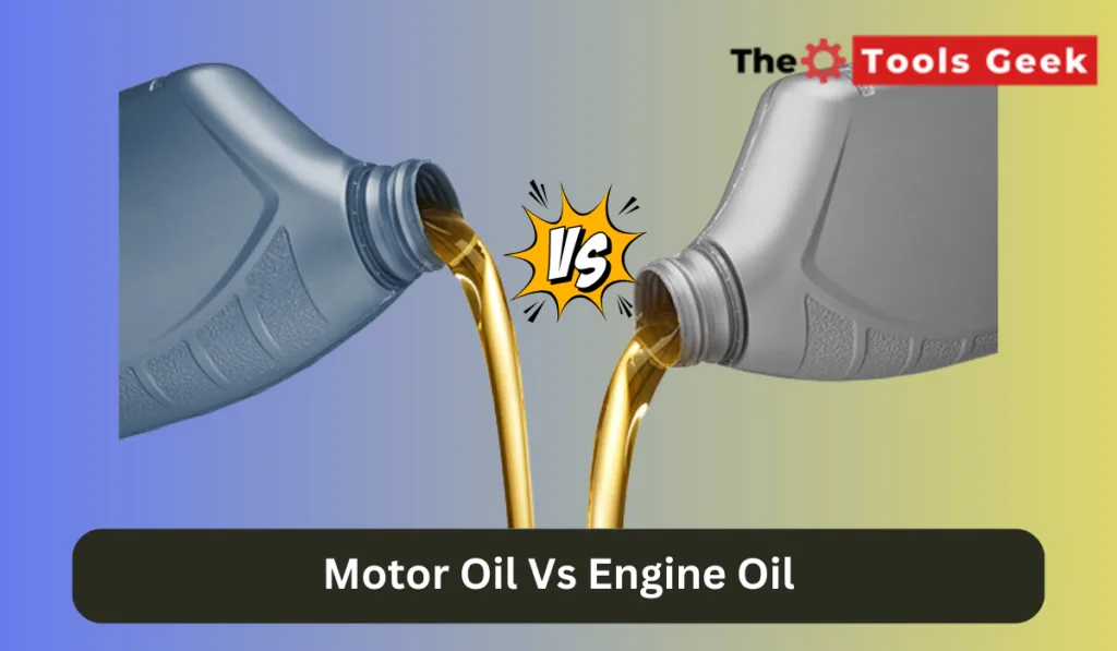 is motor oil the same as engine oil