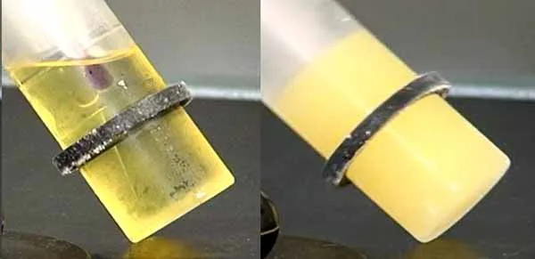 motor oil pour test