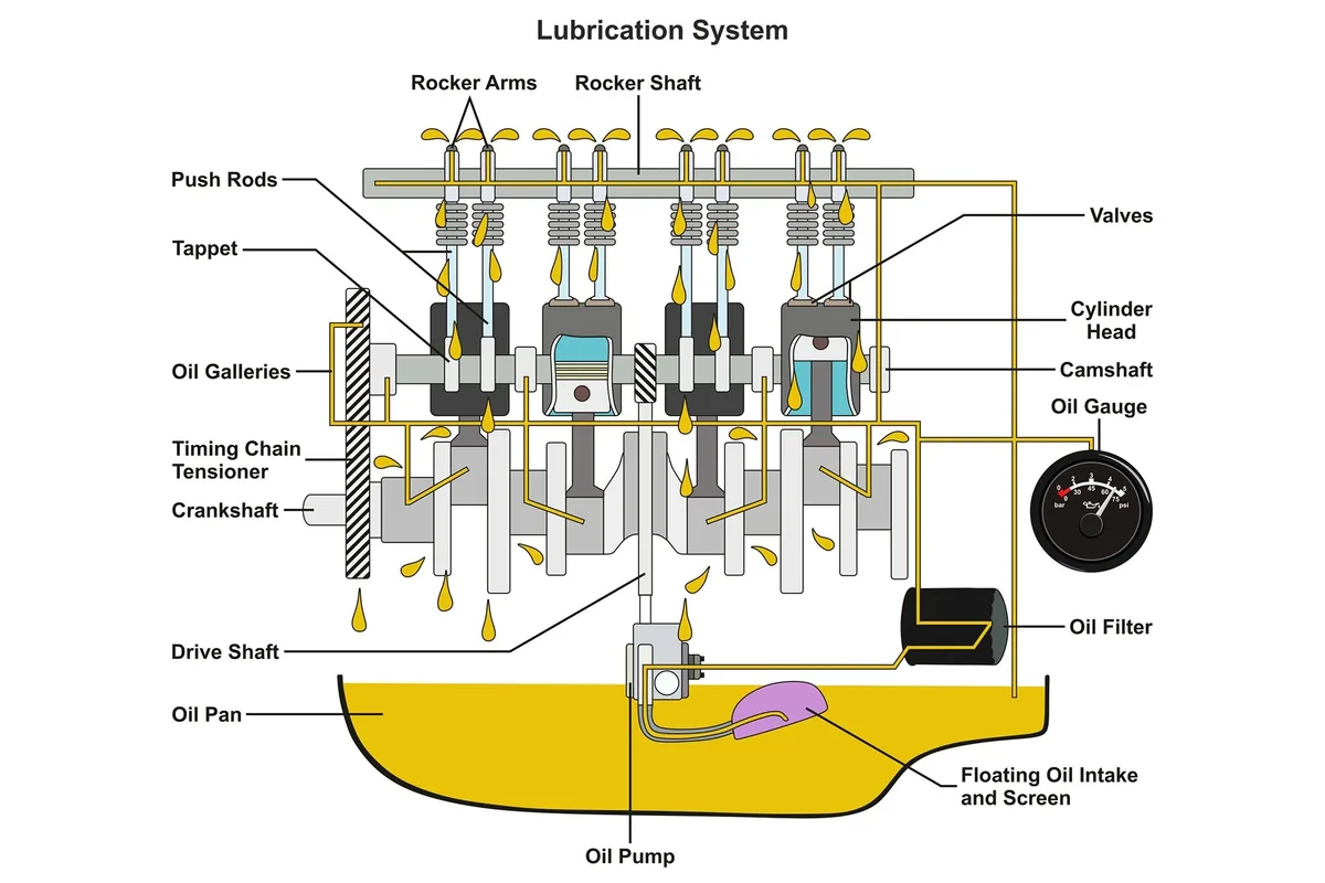 what is the main function of motor oil